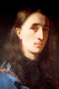 Johann Michael Rottmayr Self Portrait in a Blue Coat with Cuirass oil on canvas